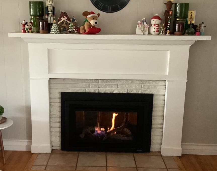 Contemporary Mantel Surround — After