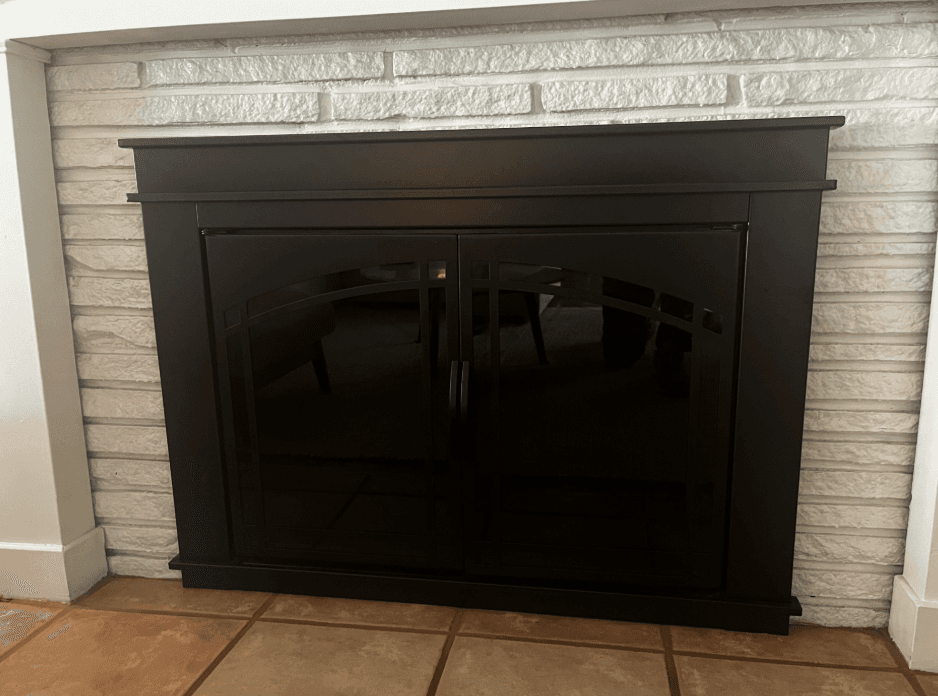 Contemporary Mantel Surround — Before