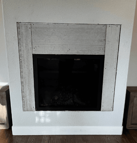 Gas Insert + Traditional Mantel — Before