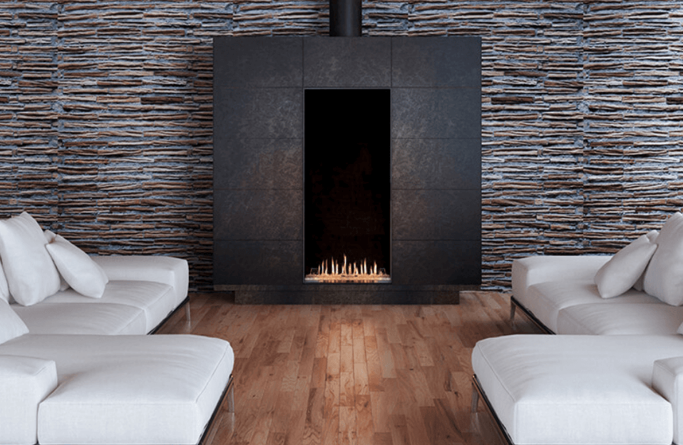 Flare Passage fireplace