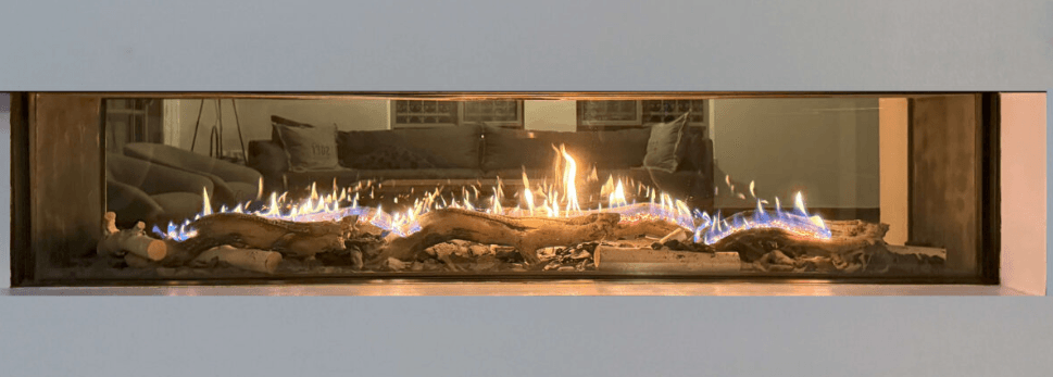 Flare See Through fireplace