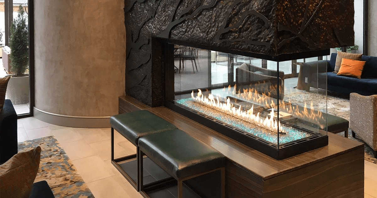 Enlight Pier Gas Fireplace