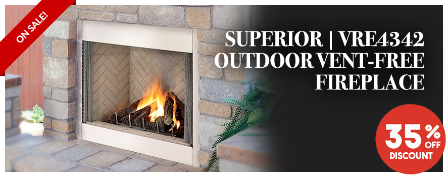 Superior  |  VRE4342 Outdoor Vent-Free Fireplace