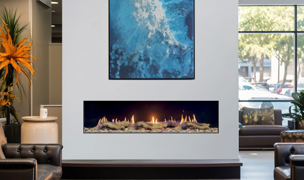 Flare Front Facing fireplace