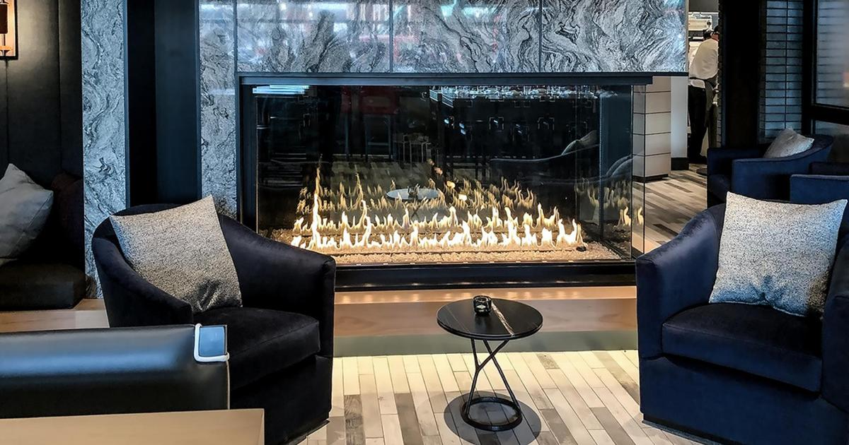 Enlight Corner Gas Fireplace