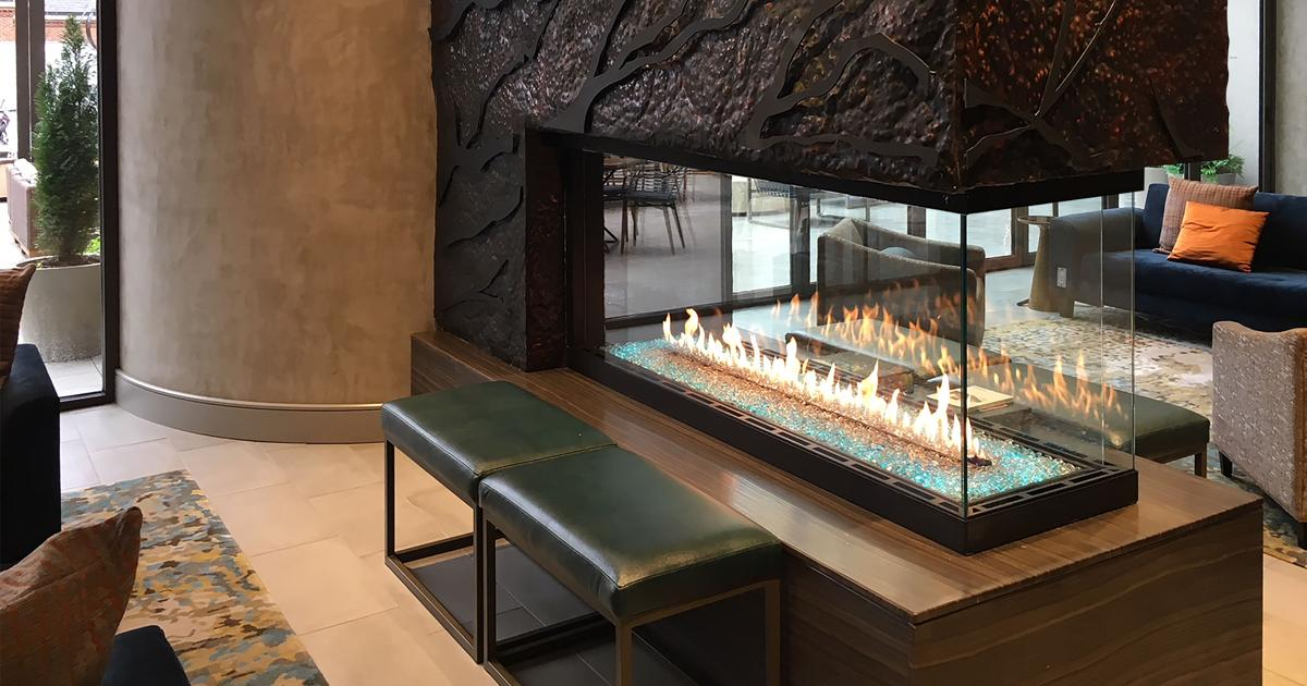 Enlight Pier Gas Fireplace