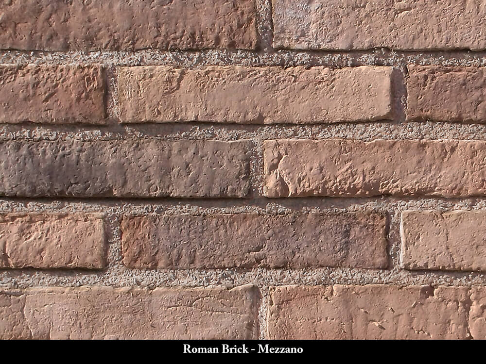 Roman Thin Brick manufactured veneer in Mezzano