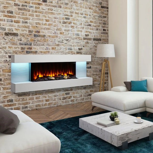 HHT SF-FM60-WH 60" Electric Fireplace
