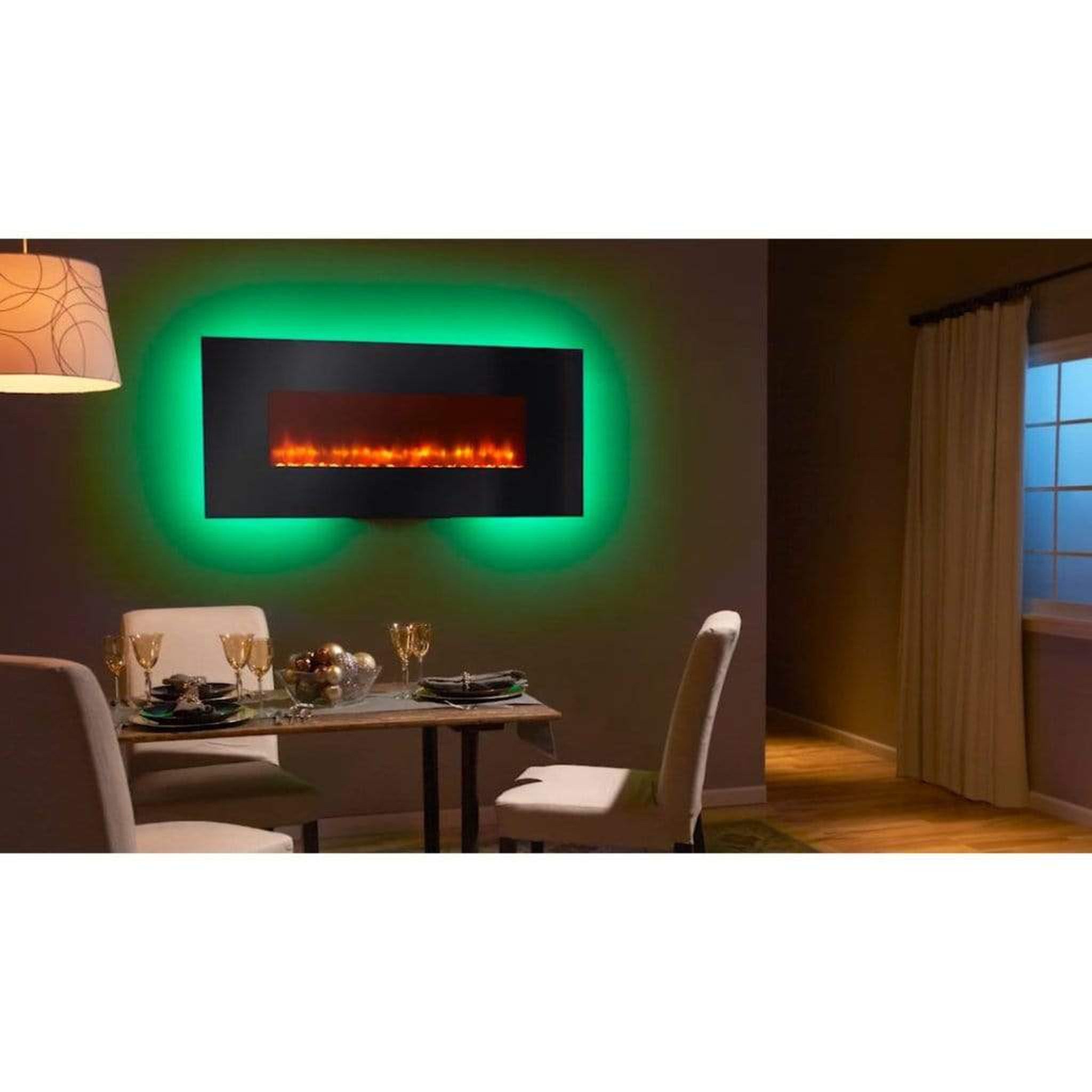 SimpliFire by HHT 58" Wall-Mount Electric Fireplace