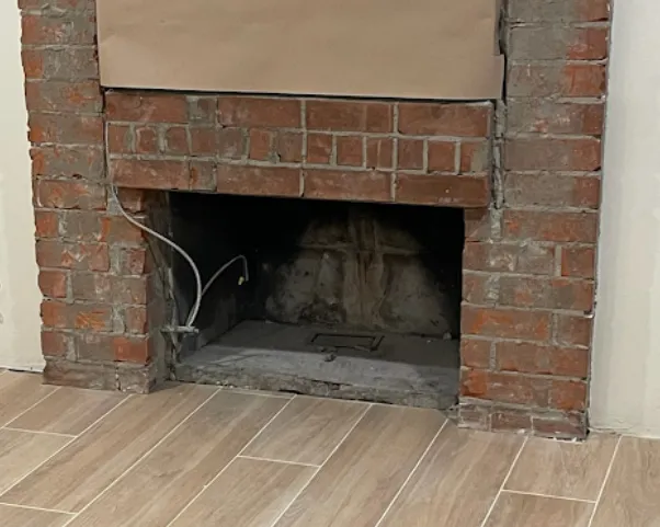 28724 Heat & Glo Supreme 30 with Brick-TR — Before