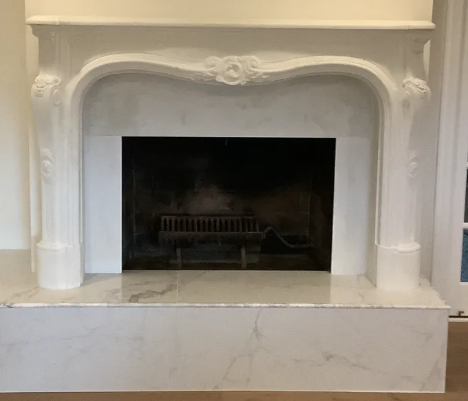 26008 Gosford Picture Frame Stone World Limestone - FP installed by others — After