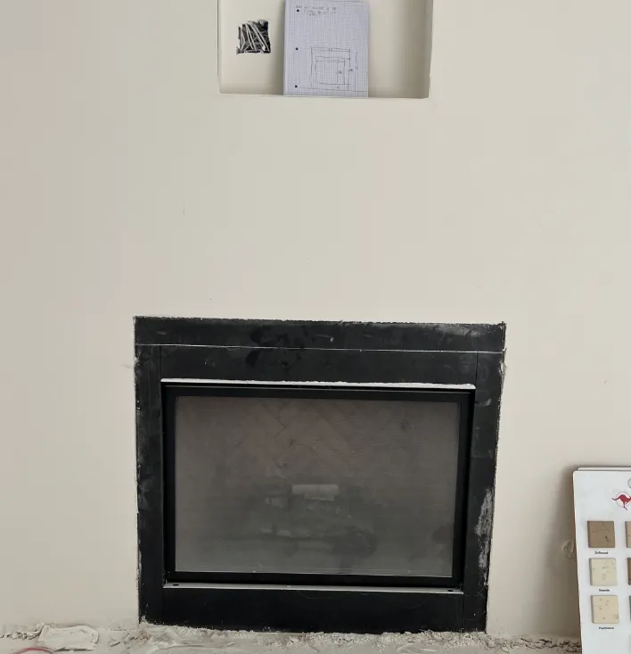 27965 SimpliFire 36 inch and Mornington Smooth Kingsbury — Before