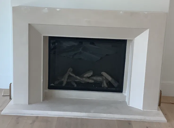 26310 ODCOUG-42TS with HD Logs and Barossa Picture Frame Smooth GFRC