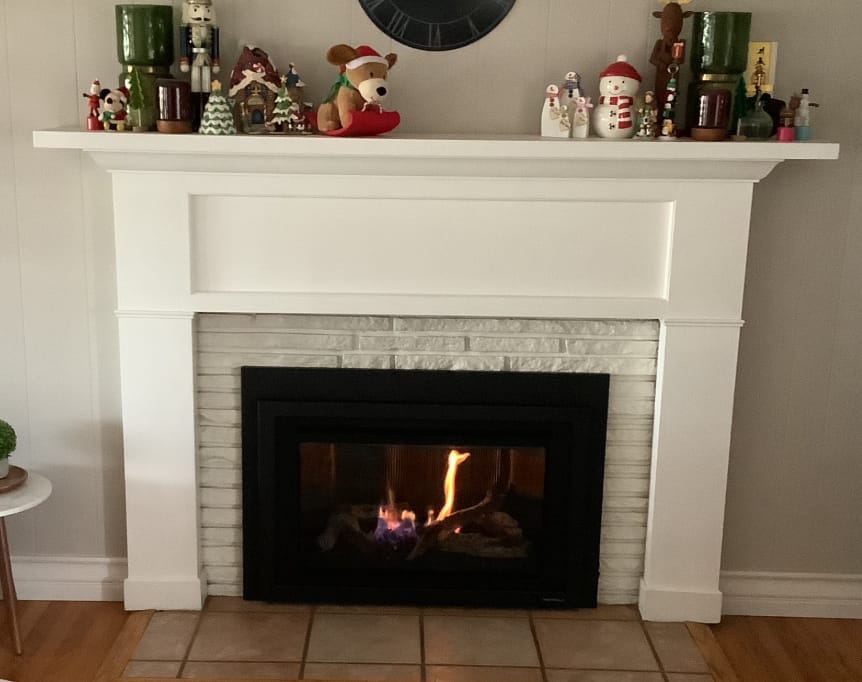 Contemporary Mantel Surround — After