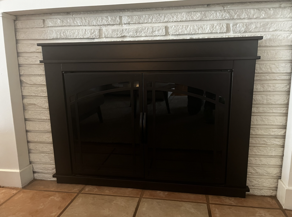 Contemporary Mantel Surround — Before