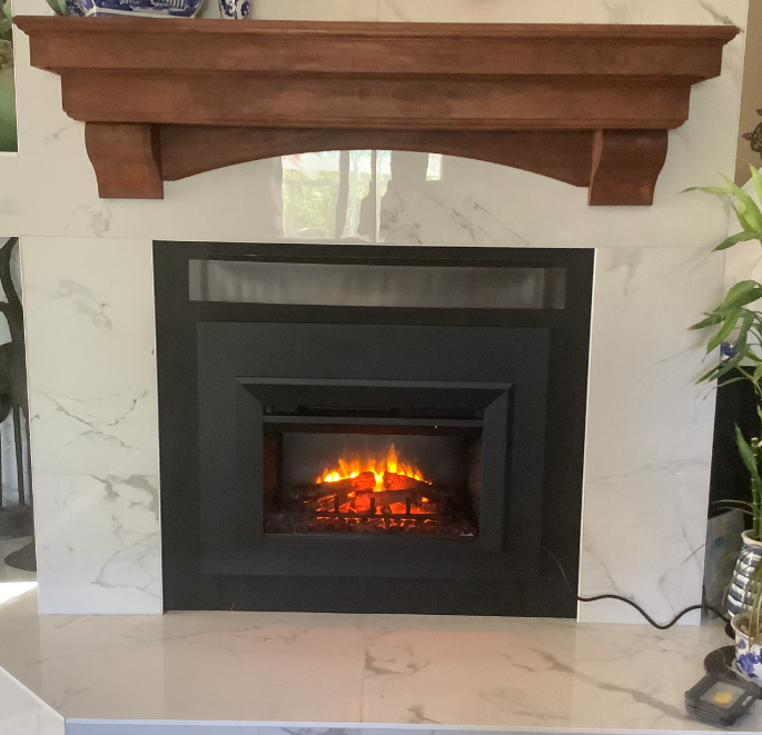 Direct Vent Gas + Traditional Mantel — After