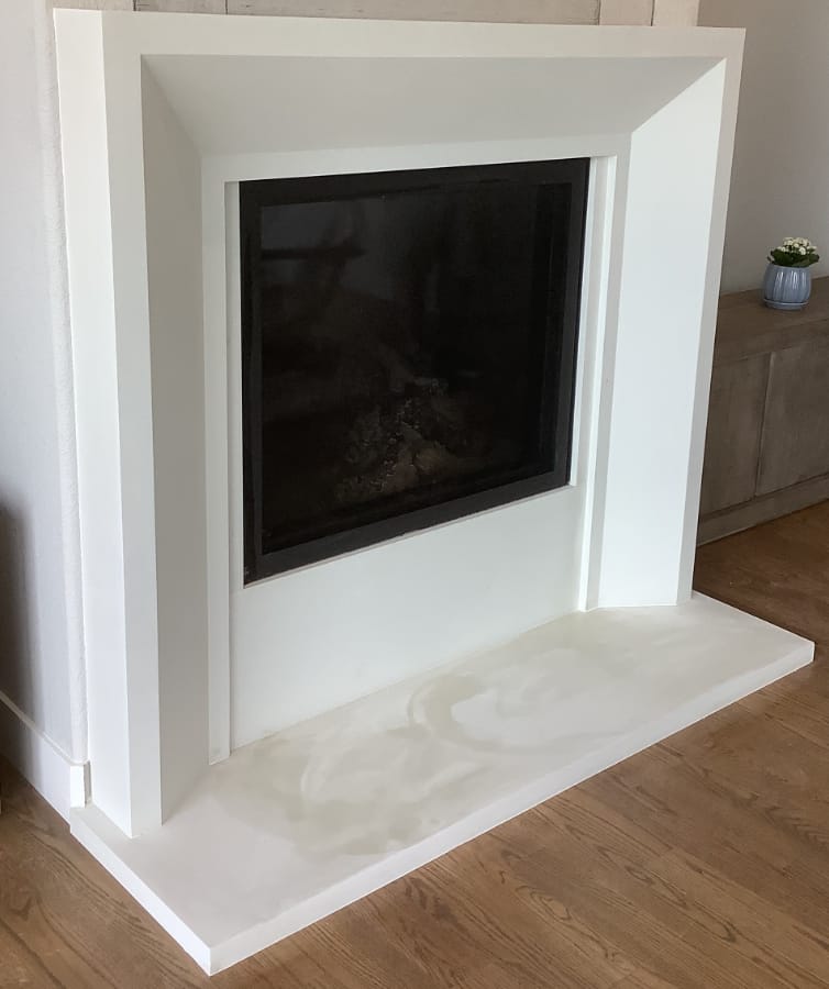 Gas Insert + Traditional Mantel — After