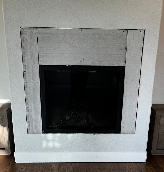 Gas Insert + Traditional Mantel — Before
