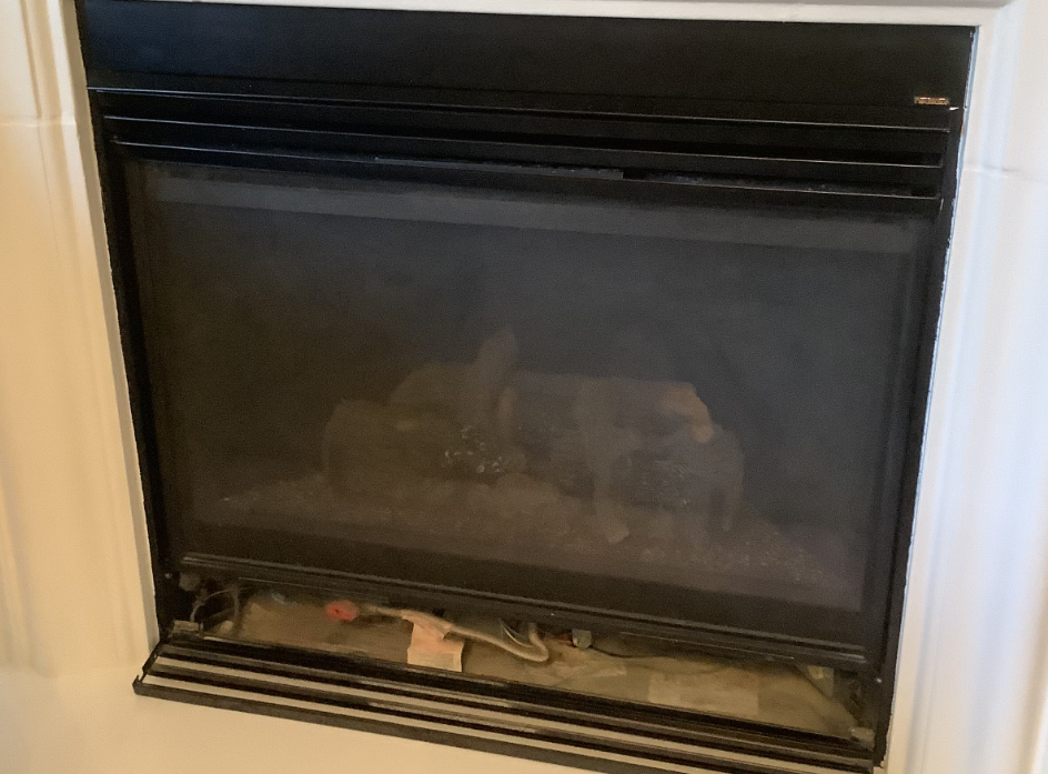 Heat & Glo Gas Insert Service & Repair — Before